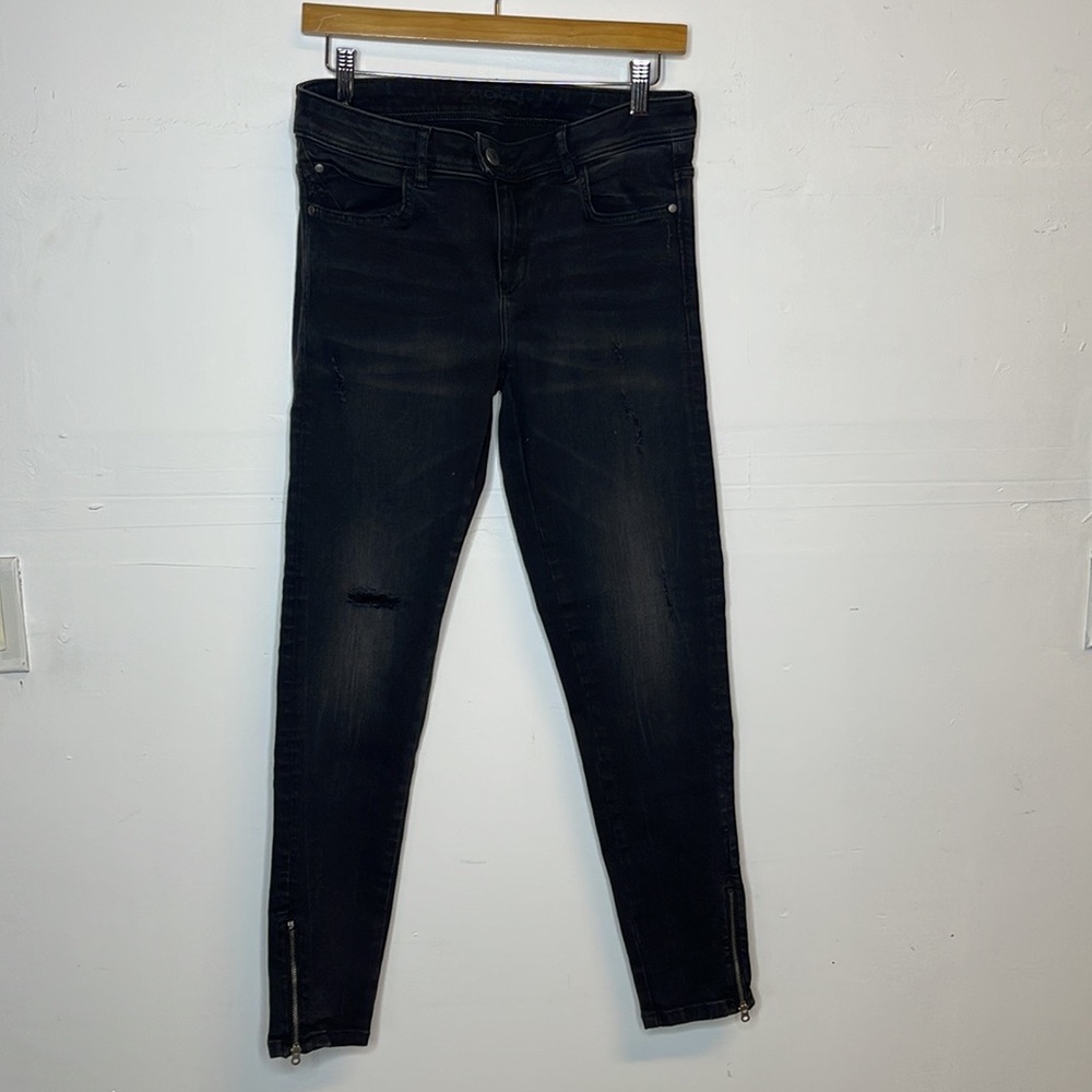Zara Black Skinny Stretchy Jeans